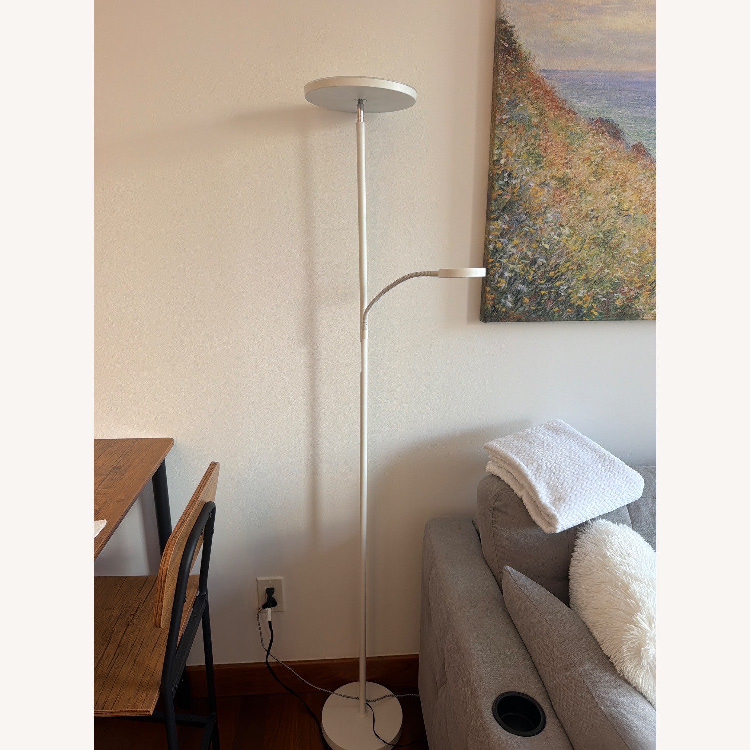 Wayfair Jernell 70" LED Dimmable Torchiere & Floor Lamp - image-3