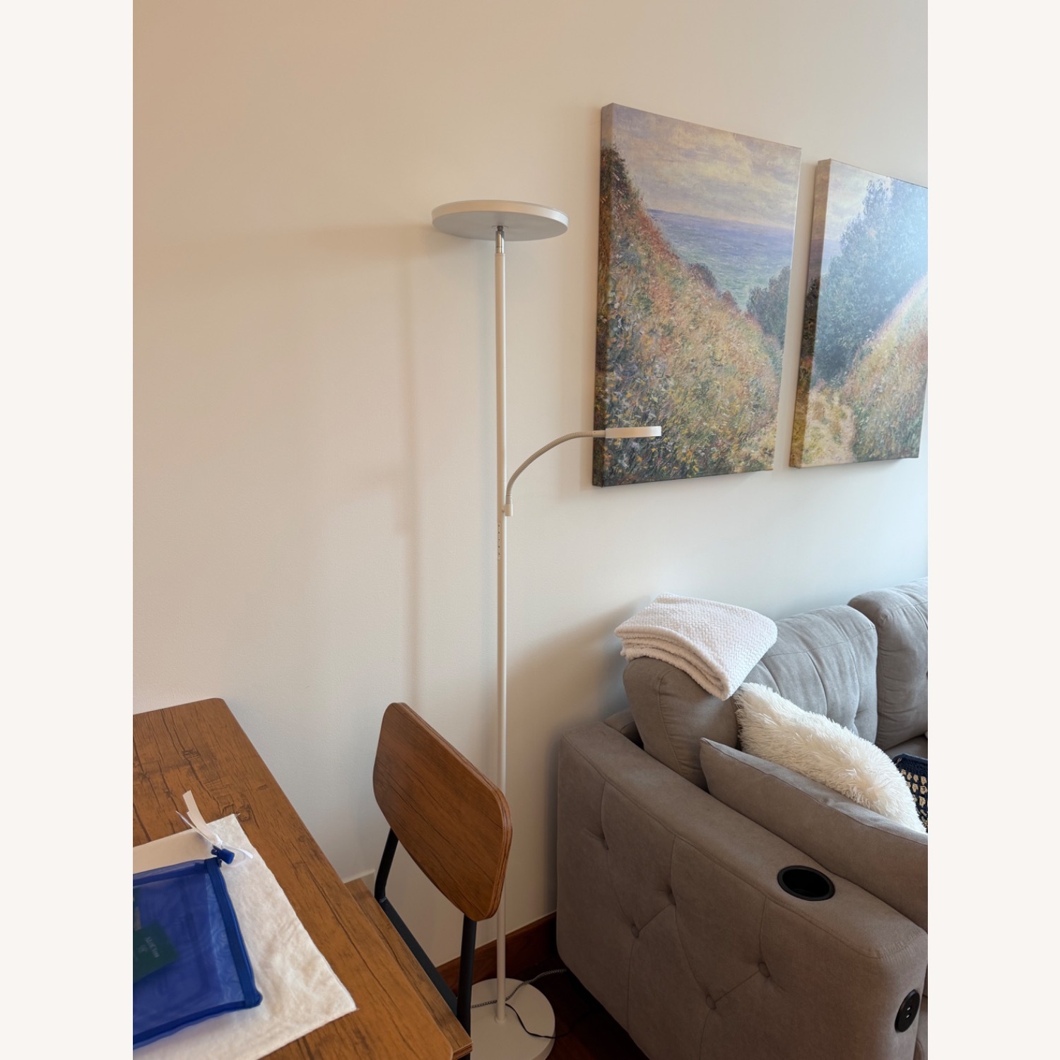 Wayfair Jernell 70" LED Dimmable Torchiere & Floor Lamp - image-2