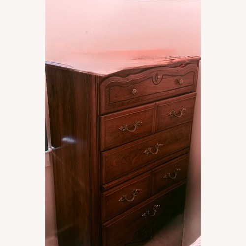 Used Dark Brown Wood Dresser for sale on AptDeco