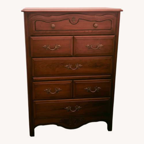 Used Dark Brown Wood Dresser for sale on AptDeco