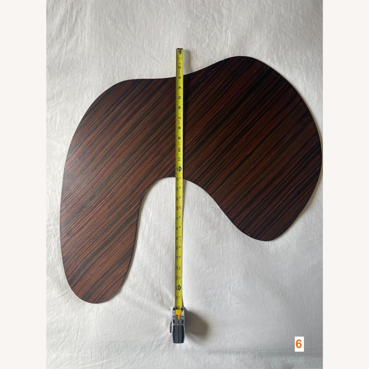 Macassar Ebony Wood Veneer Organic Shapes - image-30