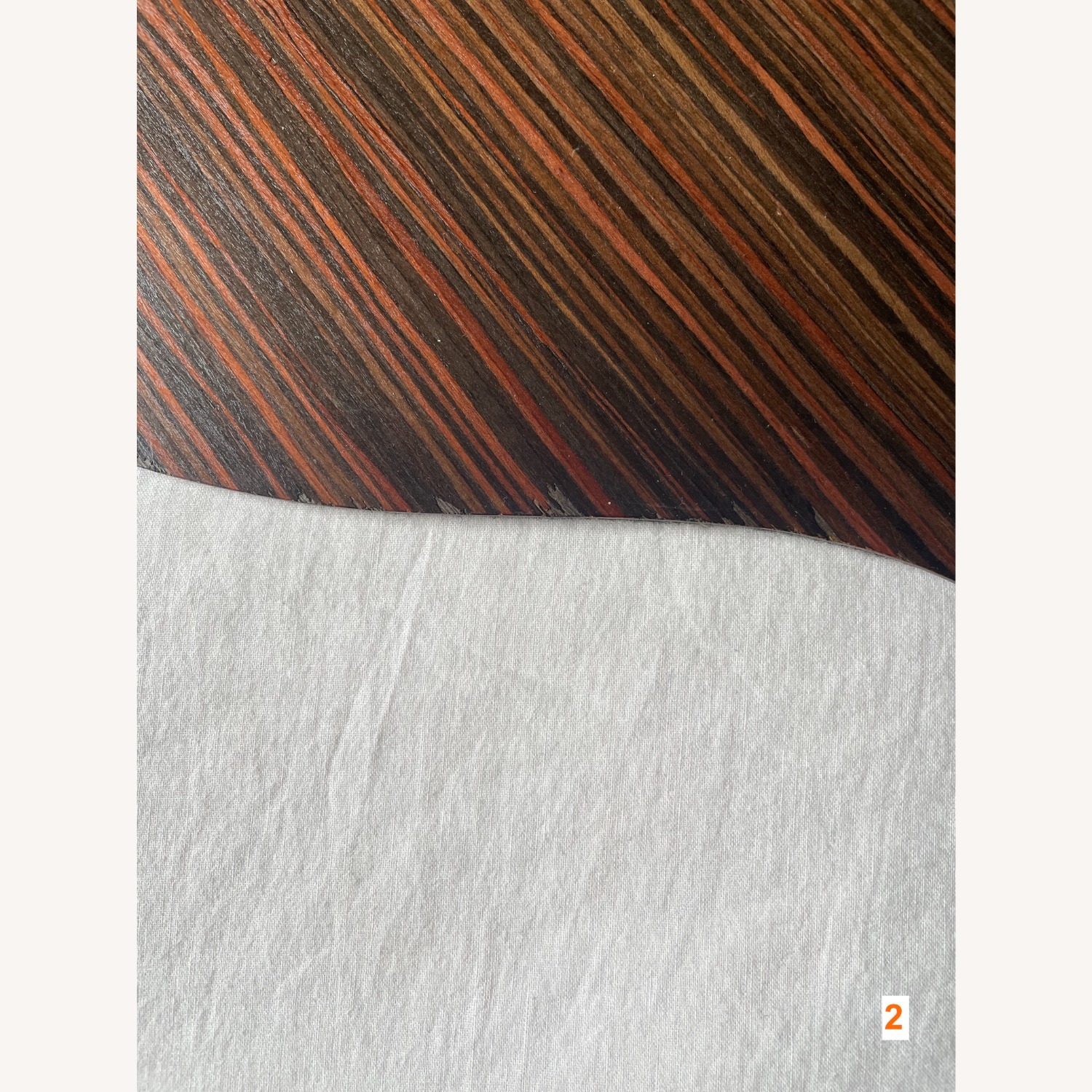 Macassar Ebony Wood Veneer Organic Shapes - image-48