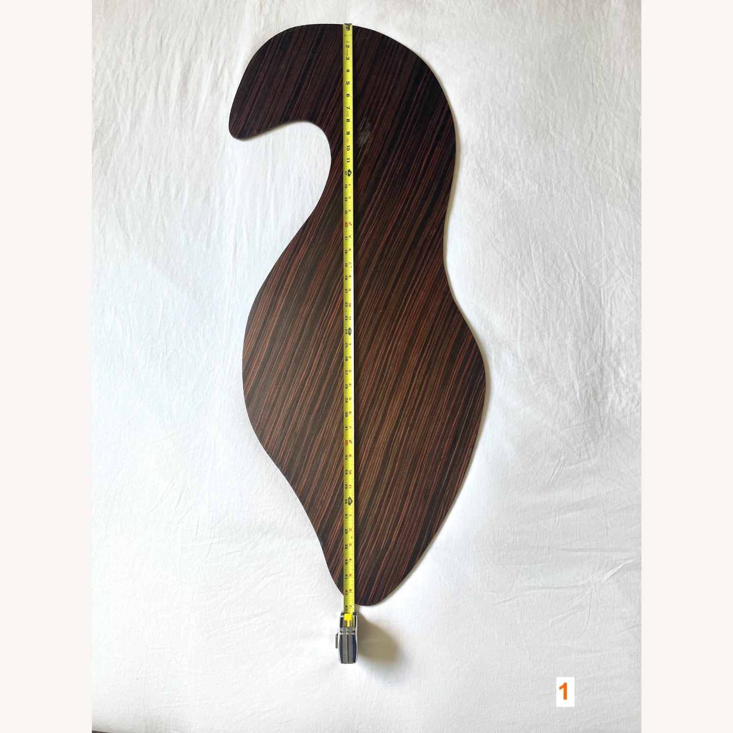 Macassar Ebony Wood Veneer Organic Shapes - image-43