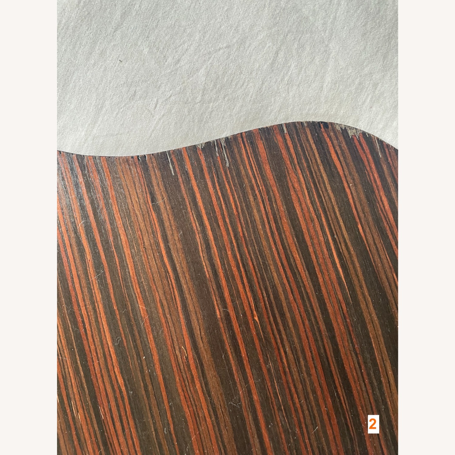 Macassar Ebony Wood Veneer Organic Shapes - image-51
