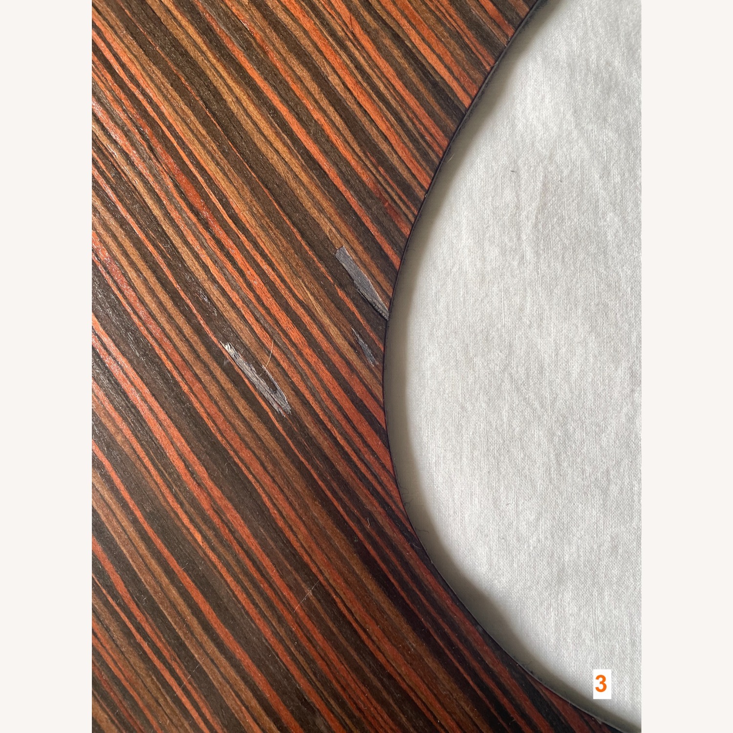 Macassar Ebony Wood Veneer Organic Shapes - image-54