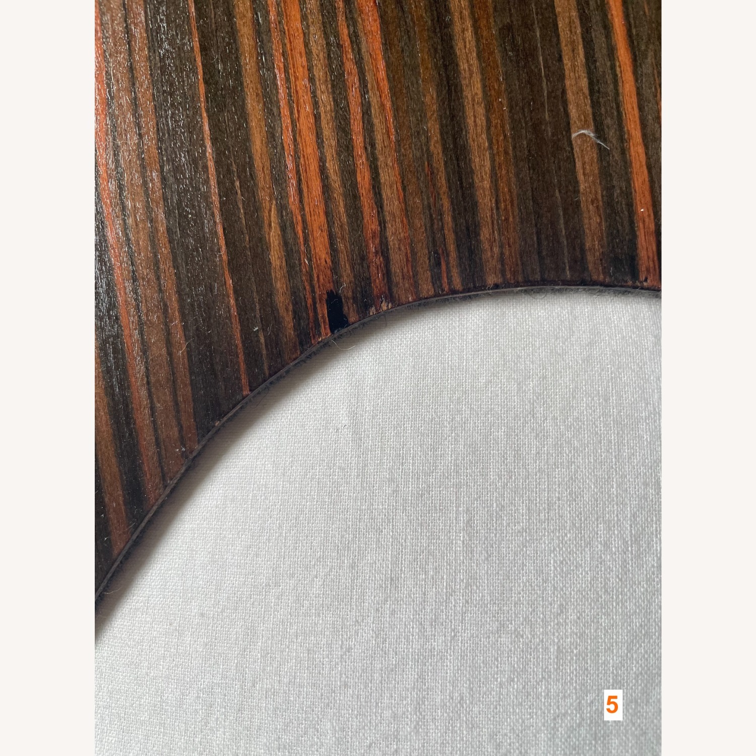 Macassar Ebony Wood Veneer Organic Shapes - image-26