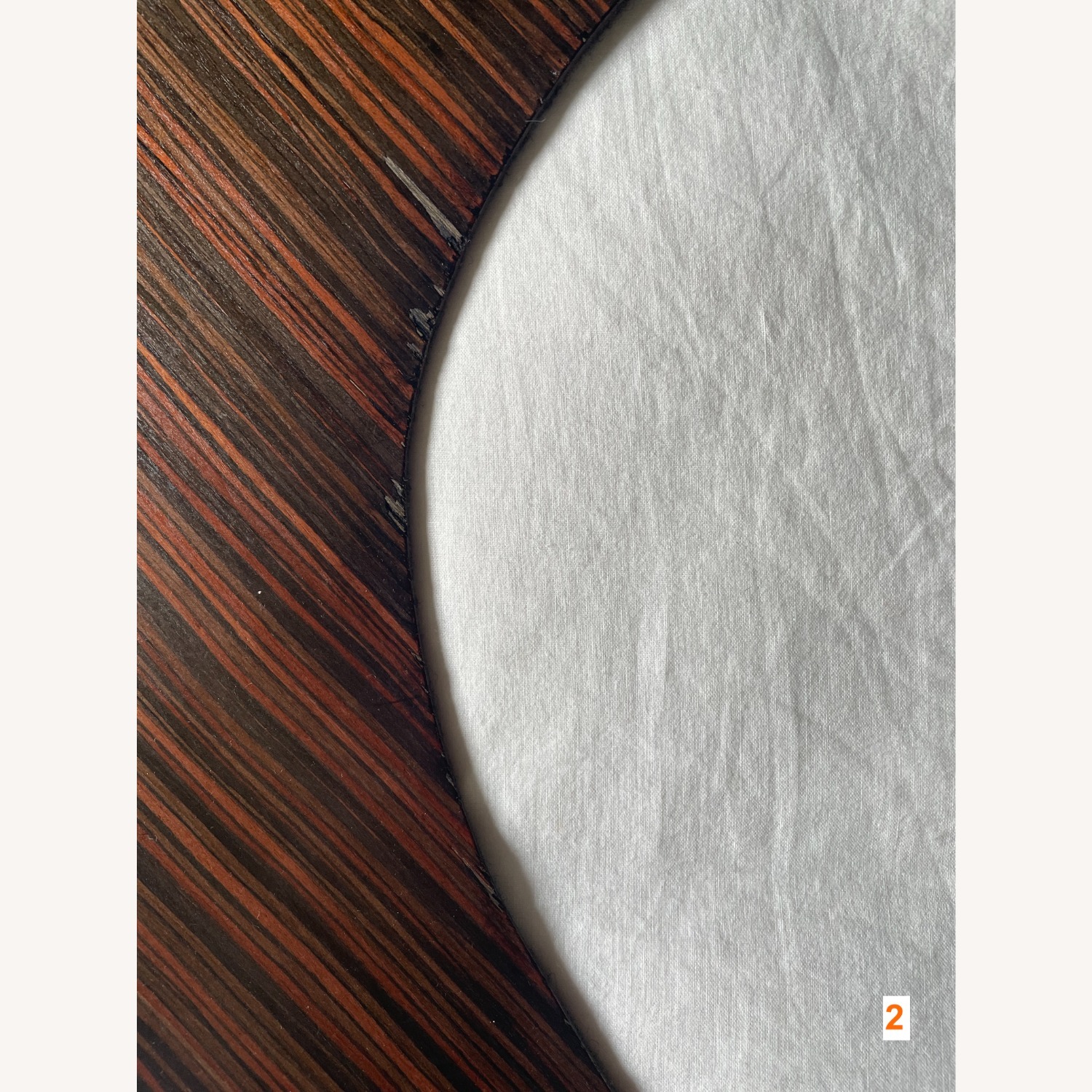 Macassar Ebony Wood Veneer Organic Shapes - image-16