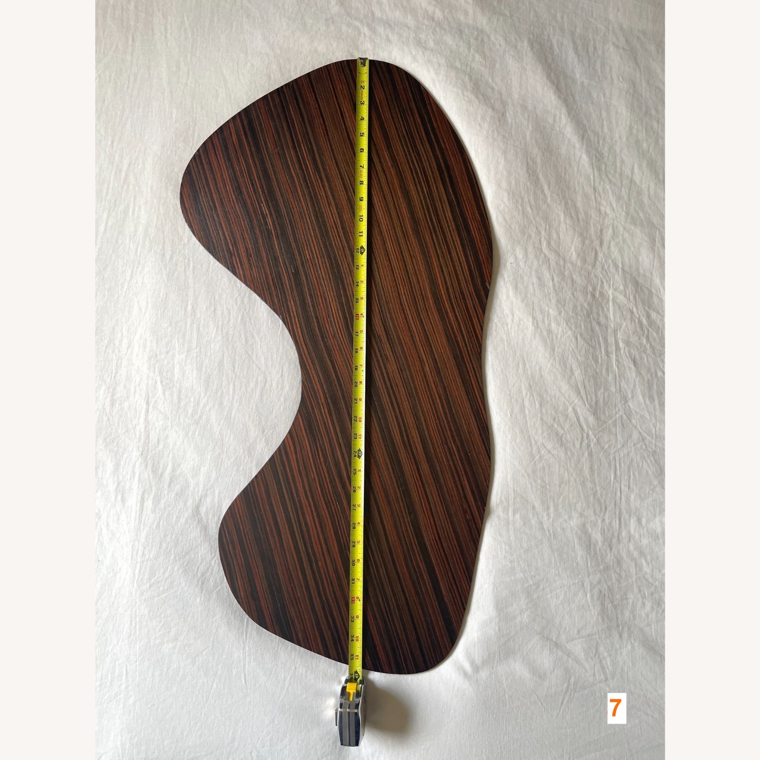 Macassar Ebony Wood Veneer Organic Shapes - image-70