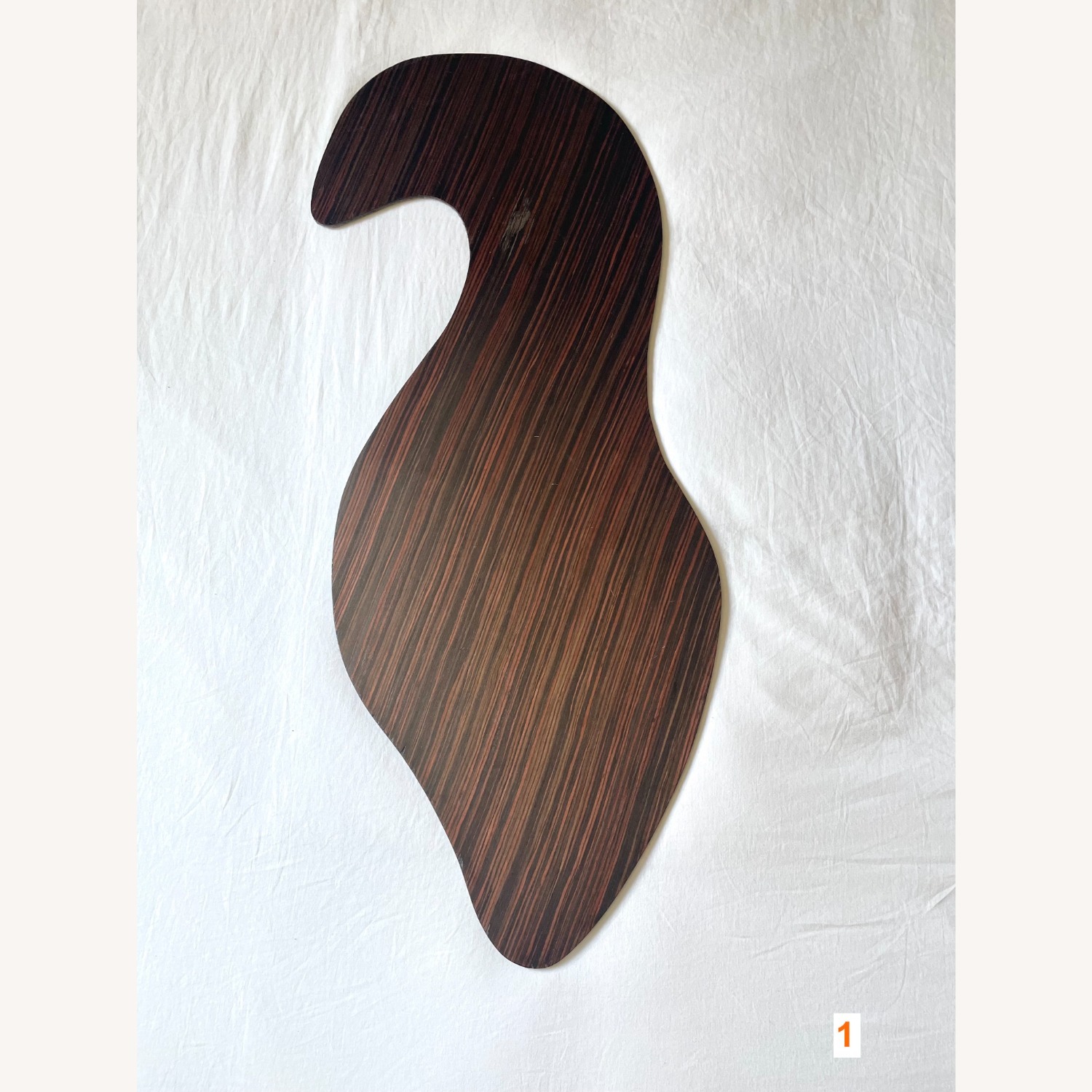 Macassar Ebony Wood Veneer Organic Shapes - image-2