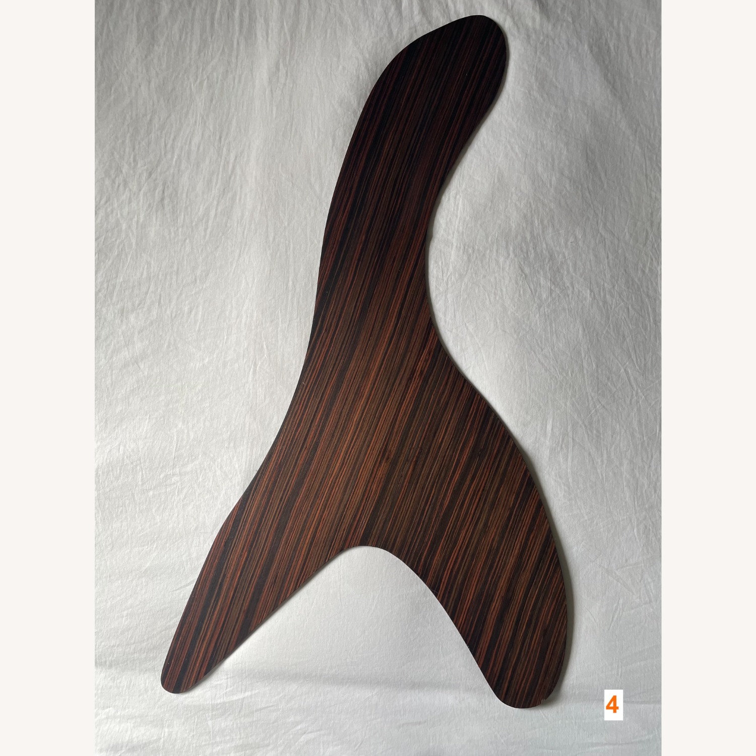 Macassar Ebony Wood Veneer Organic Shapes - image-5