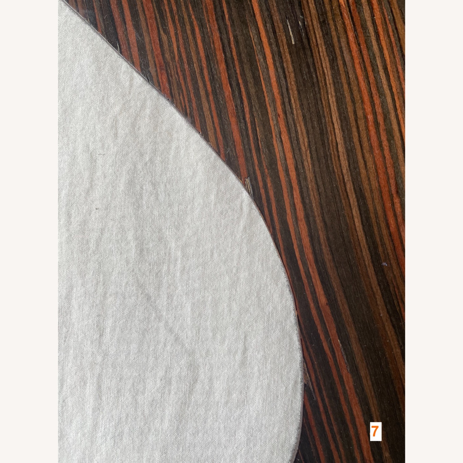 Macassar Ebony Wood Veneer Organic Shapes - image-71
