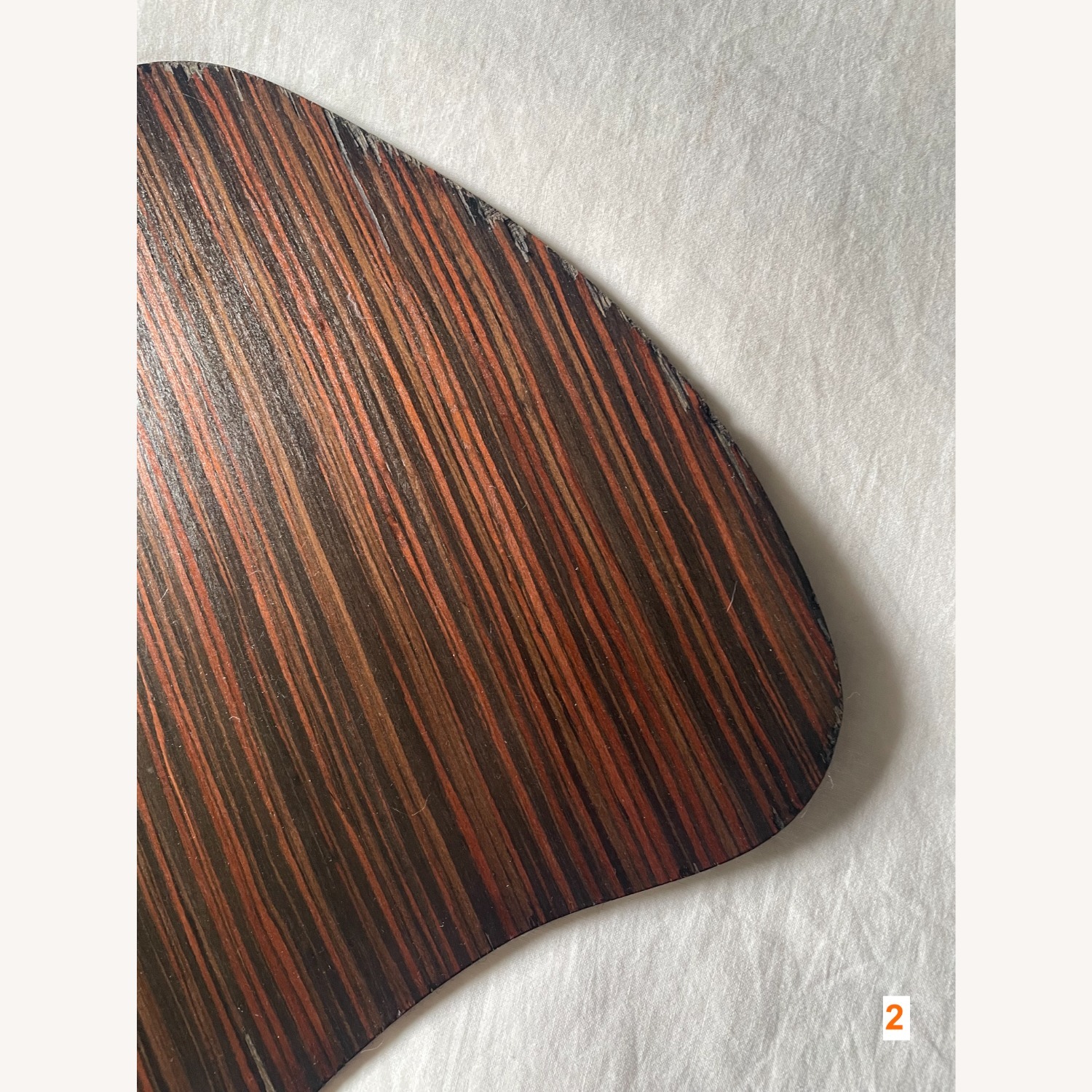 Macassar Ebony Wood Veneer Organic Shapes - image-50
