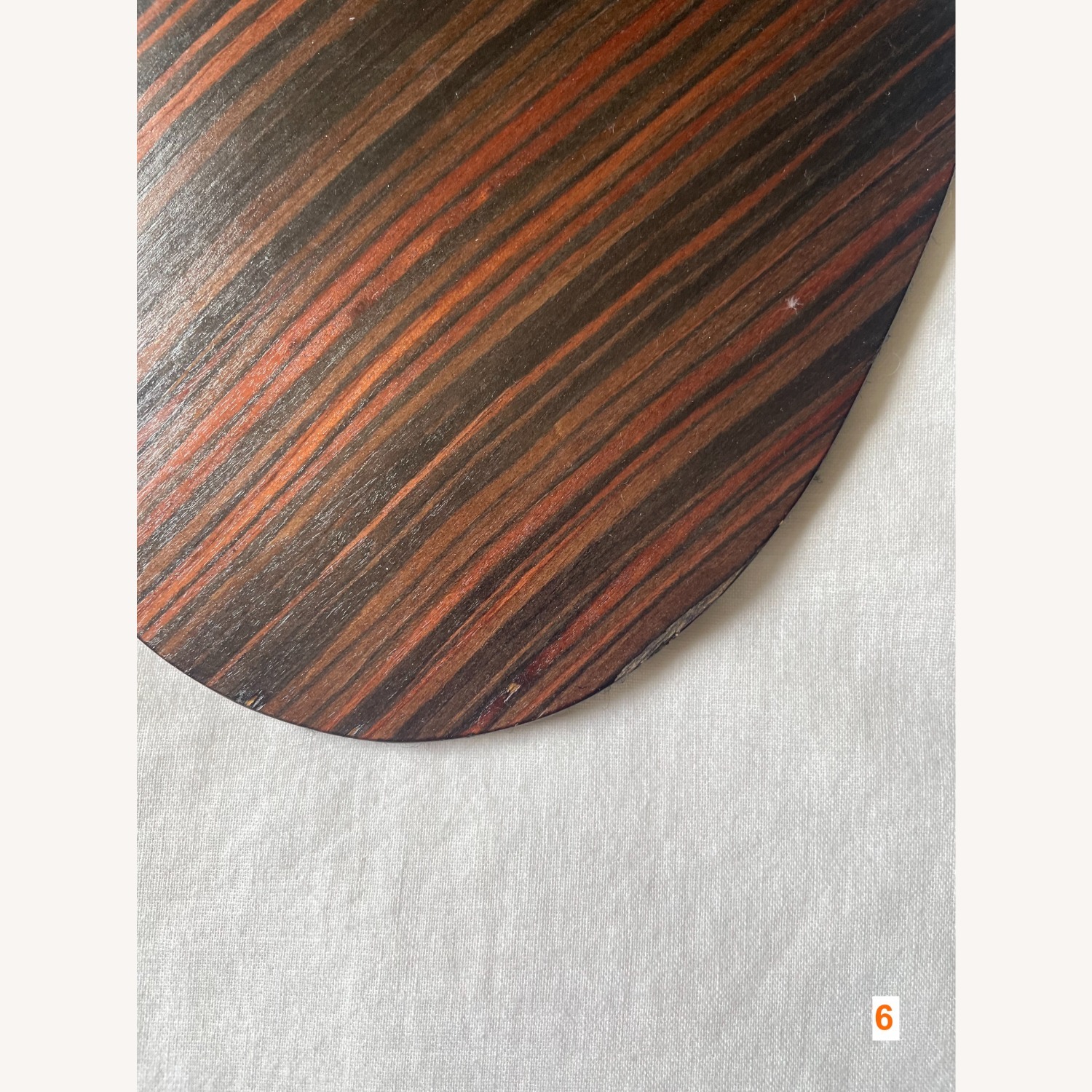 Macassar Ebony Wood Veneer Organic Shapes - image-31