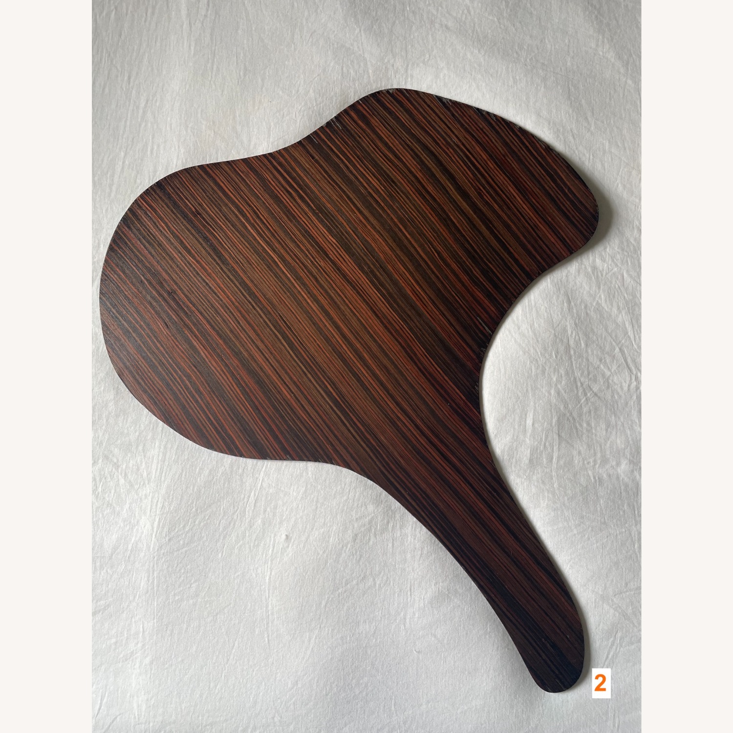 Macassar Ebony Wood Veneer Organic Shapes - image-3
