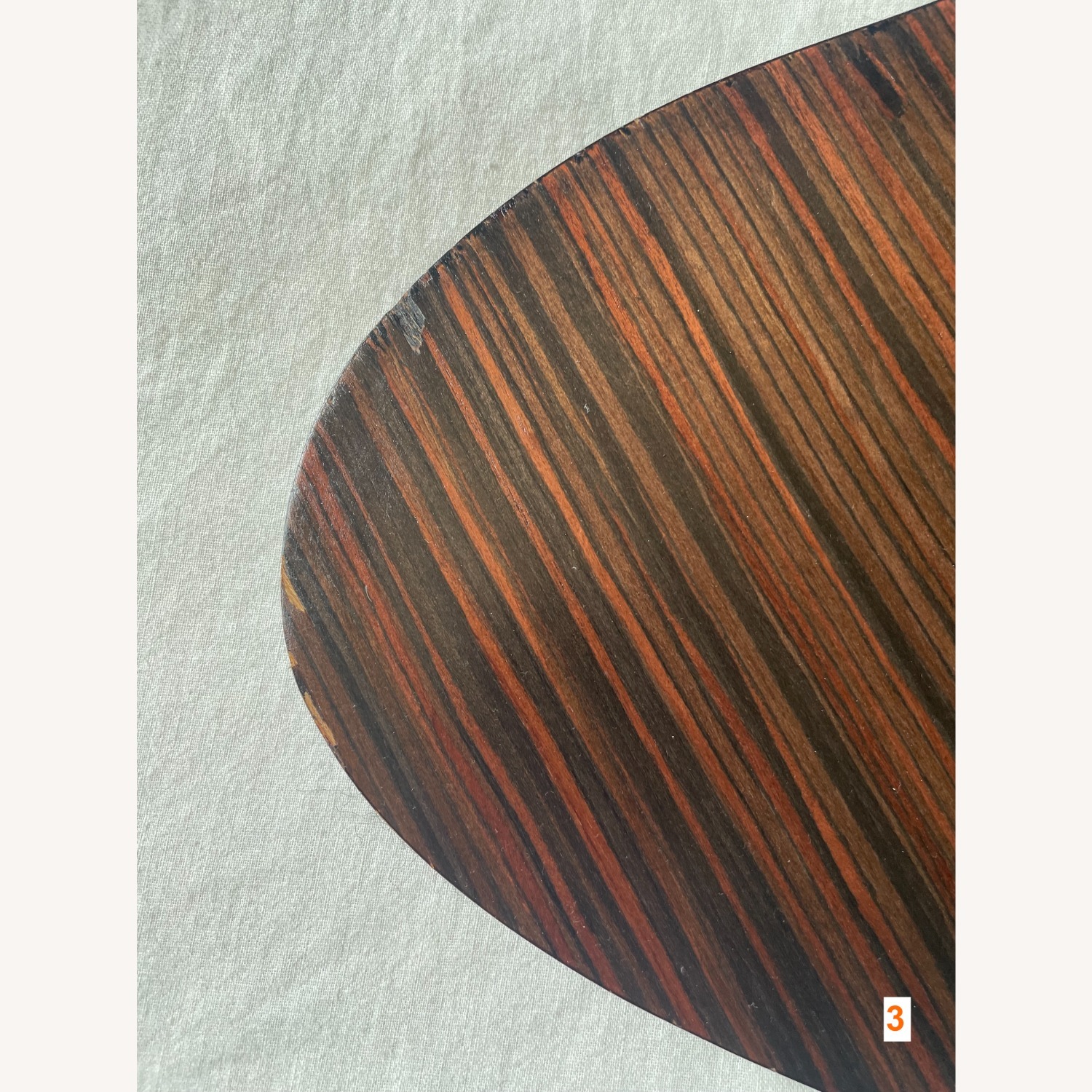 Macassar Ebony Wood Veneer Organic Shapes - image-53