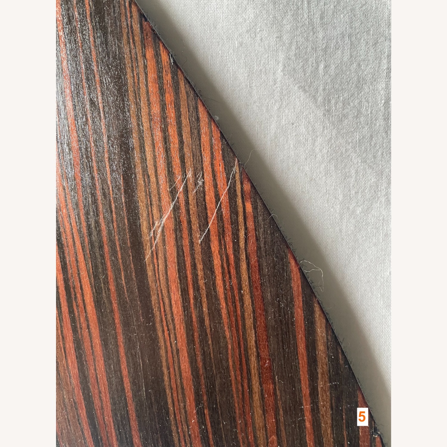 Macassar Ebony Wood Veneer Organic Shapes - image-61