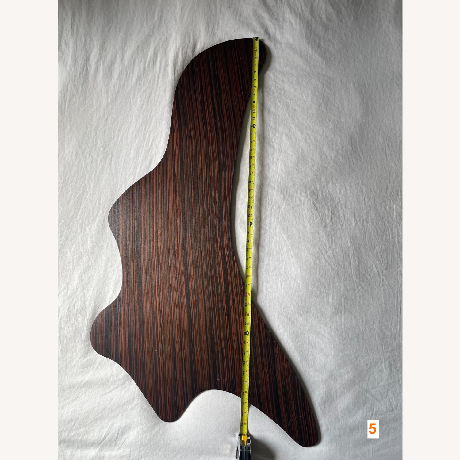 Macassar Ebony Wood Veneer Organic Shapes - image-58