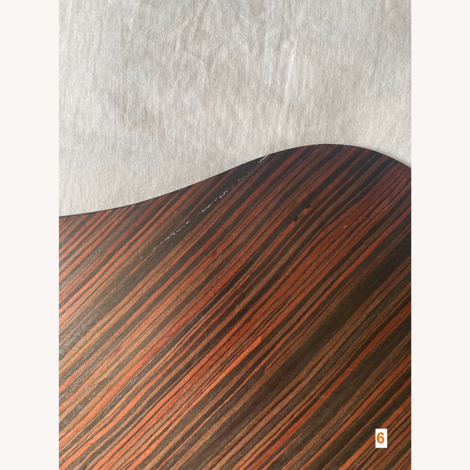 Macassar Ebony Wood Veneer Organic Shapes - image-36