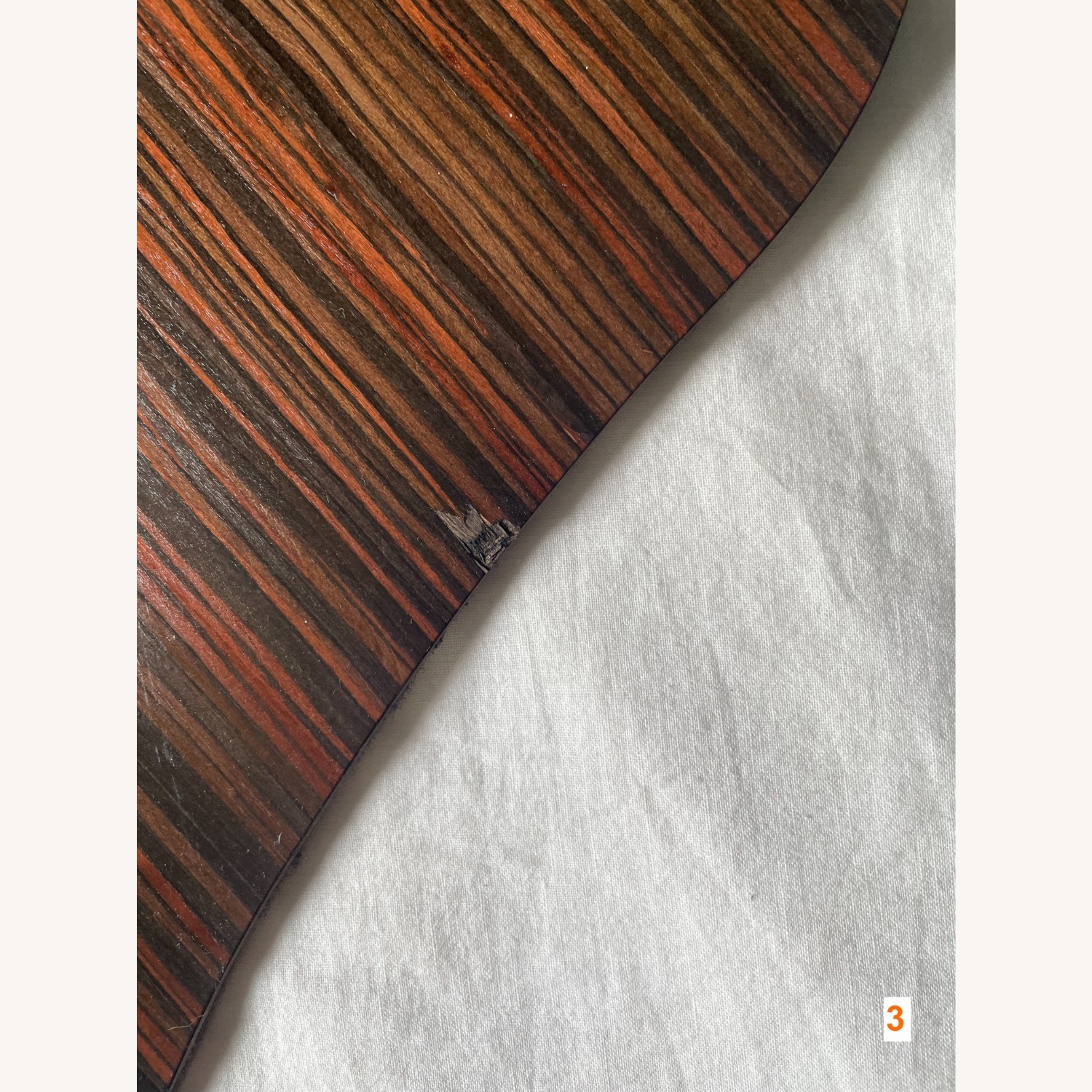 Macassar Ebony Wood Veneer Organic Shapes - image-22