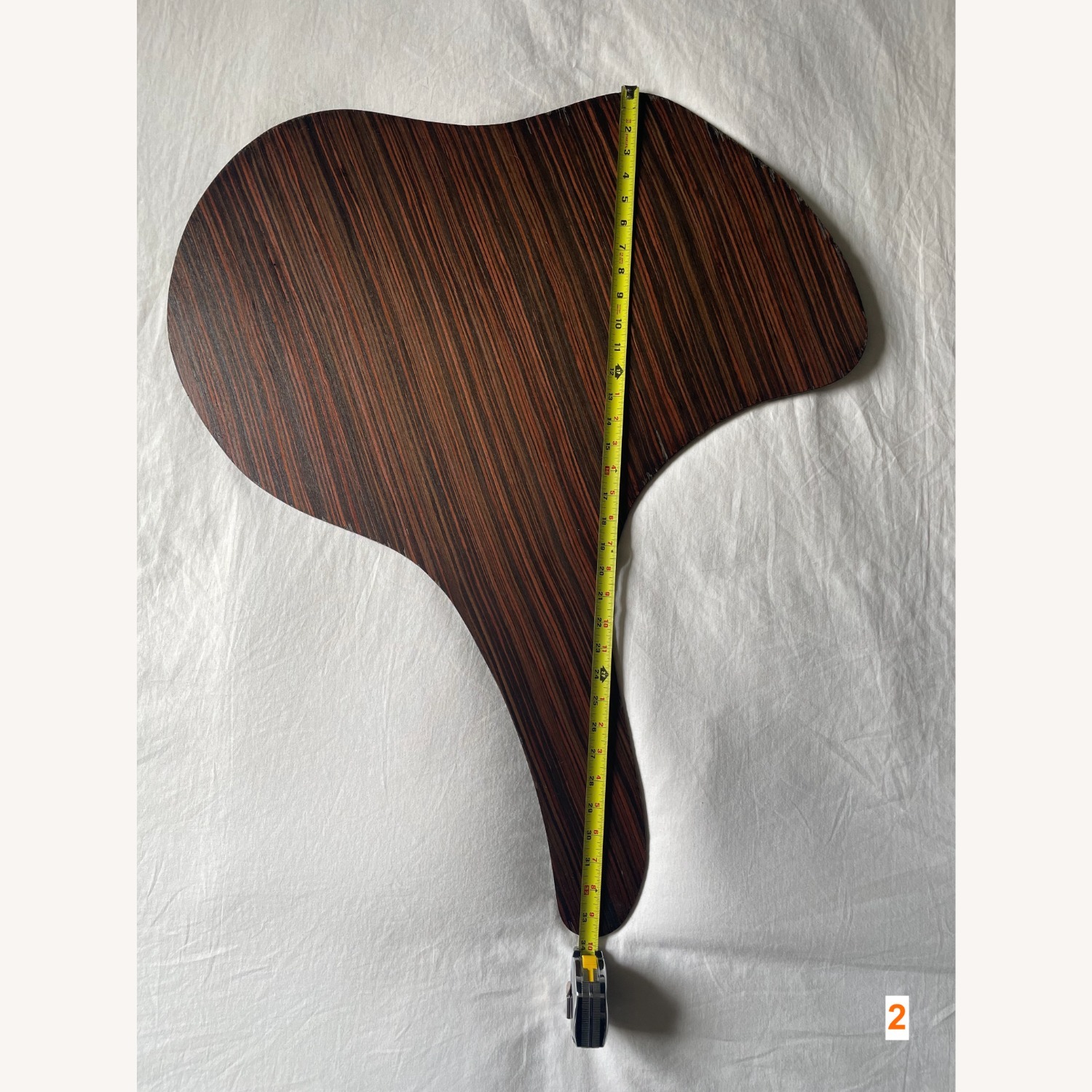 Macassar Ebony Wood Veneer Organic Shapes - image-47