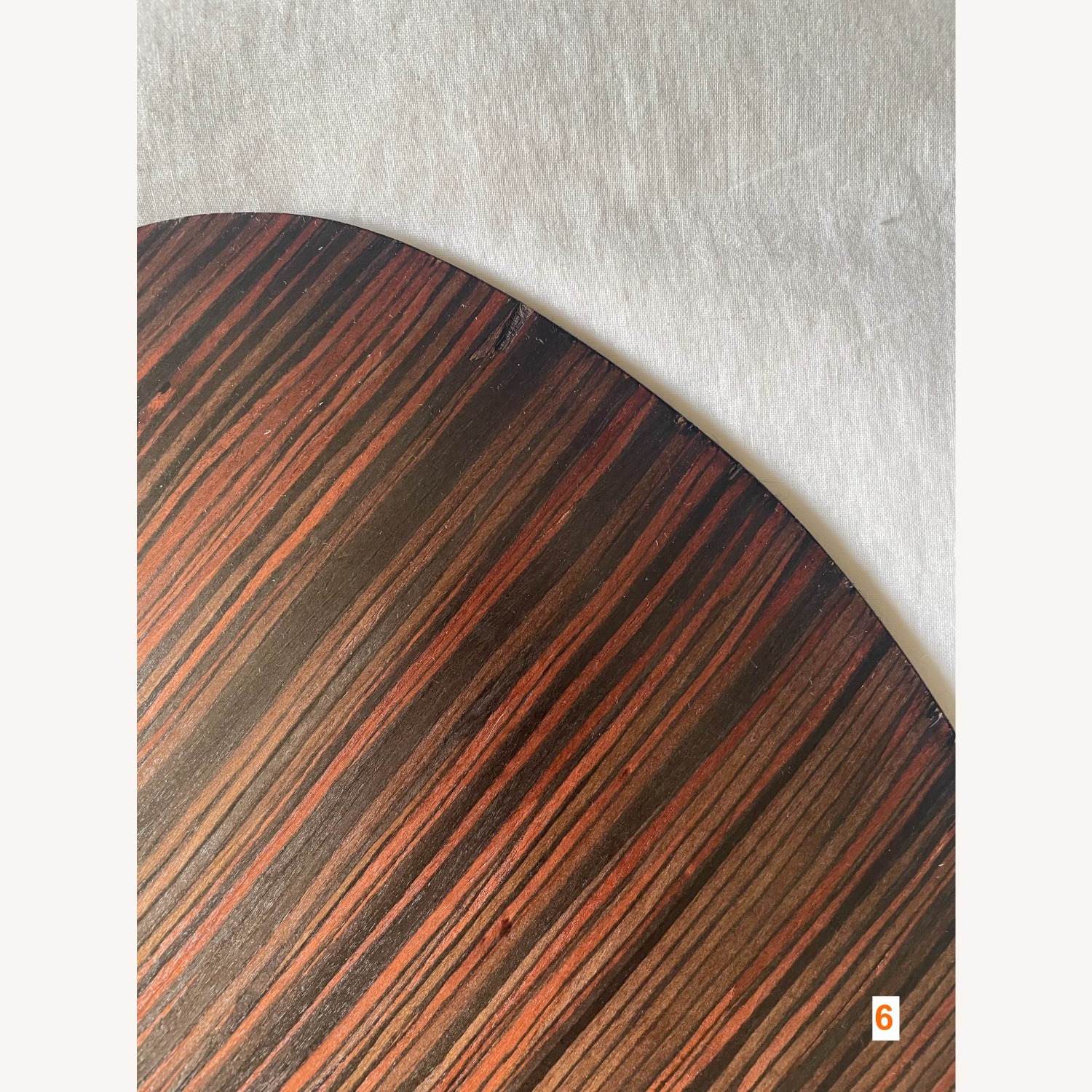 Macassar Ebony Wood Veneer Organic Shapes - image-69