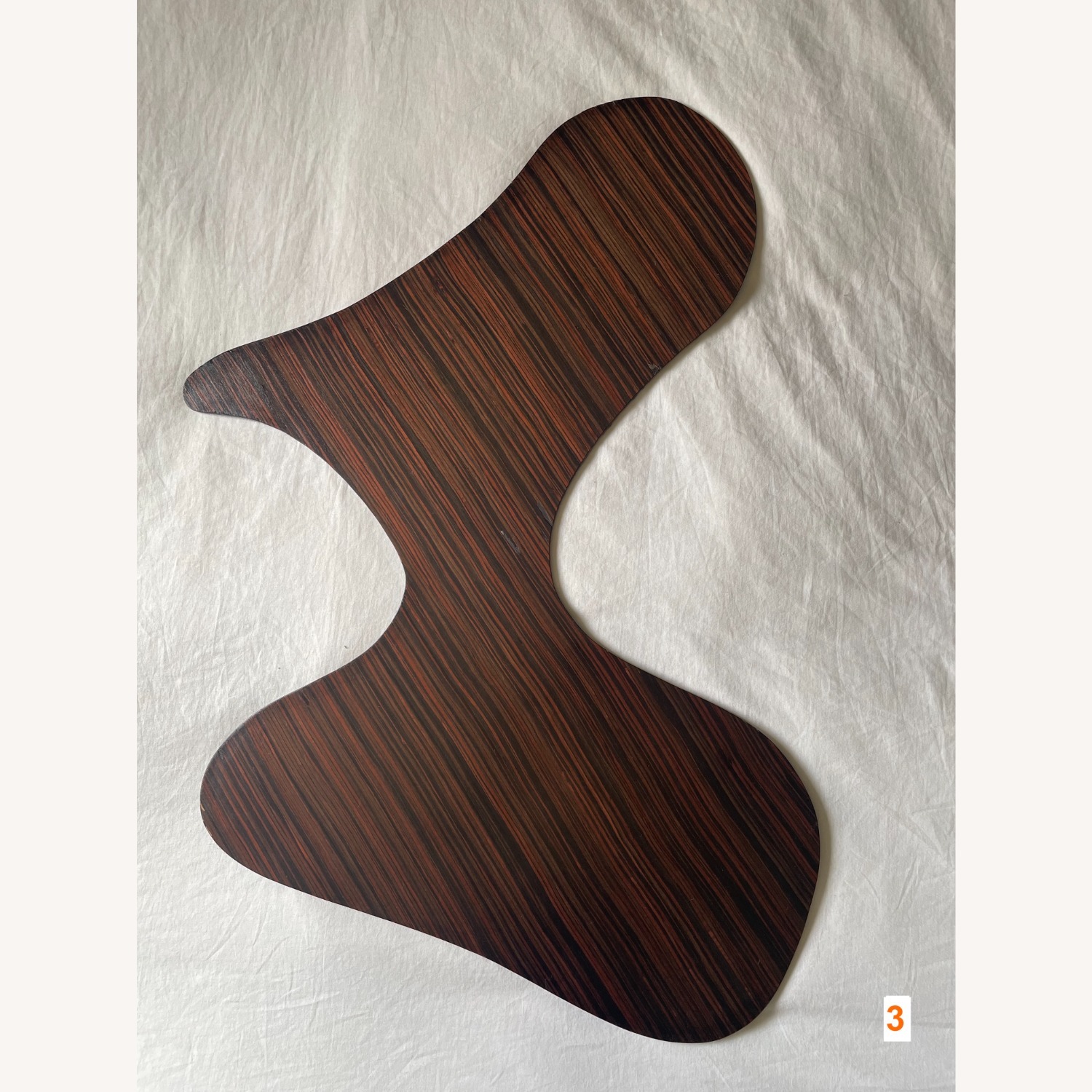 Macassar Ebony Wood Veneer Organic Shapes - image-4