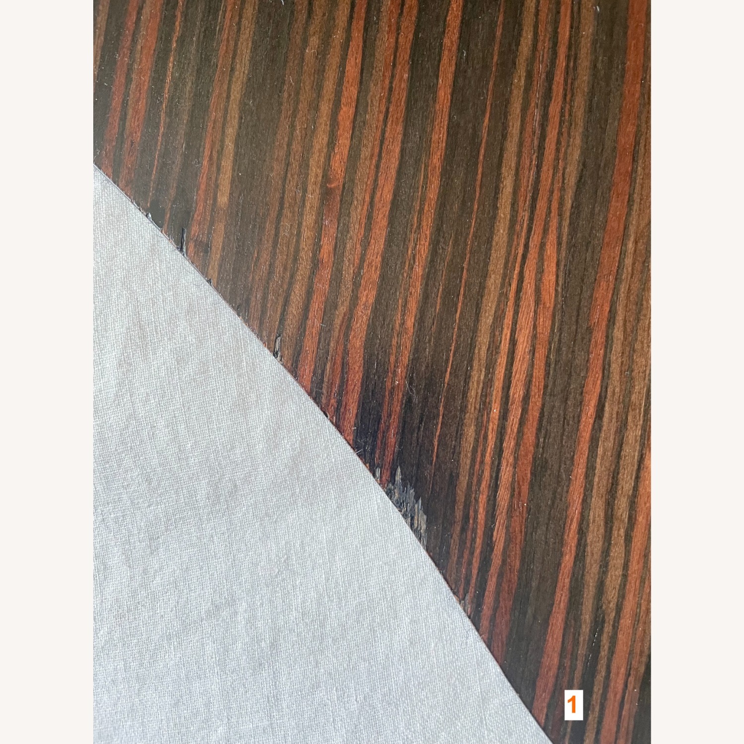 Macassar Ebony Wood Veneer Organic Shapes - image-11