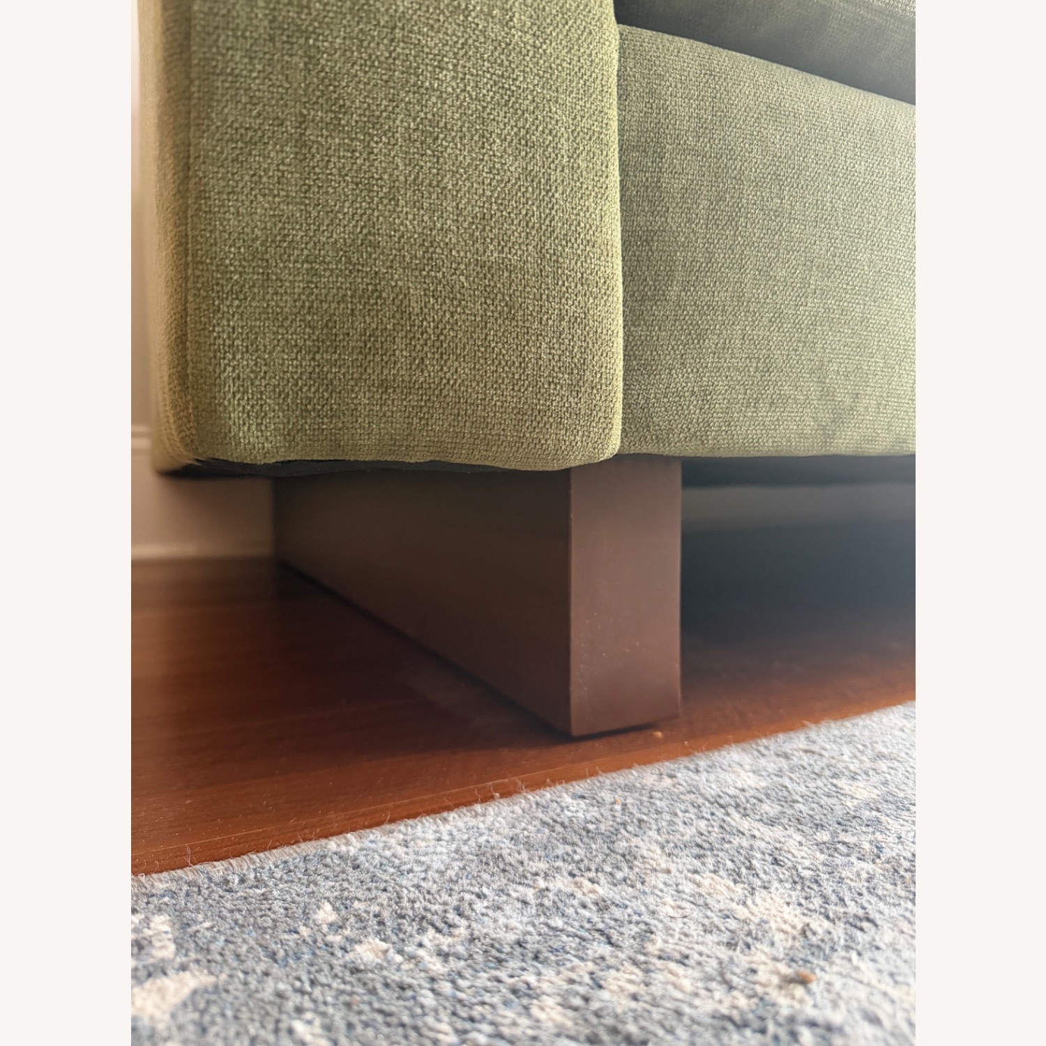 West Elm Harmony Sofa, Dark Olive - image-4