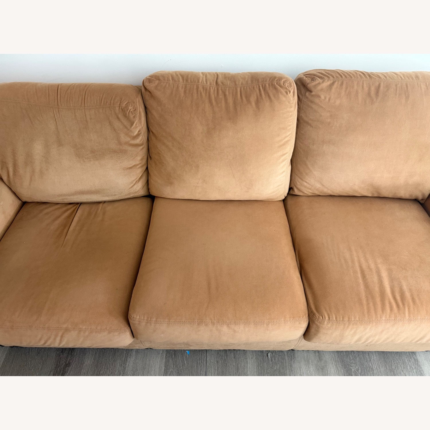Natural Suede 3+ Seater Sofa - image-2