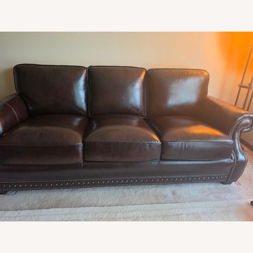 Used Leather Sofa from The Roomplace for sale on AptDeco
