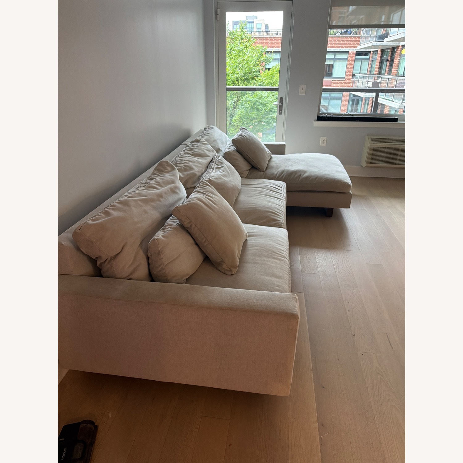 West Elm Harmony 3 Piece Sectional W Chaise - image-3
