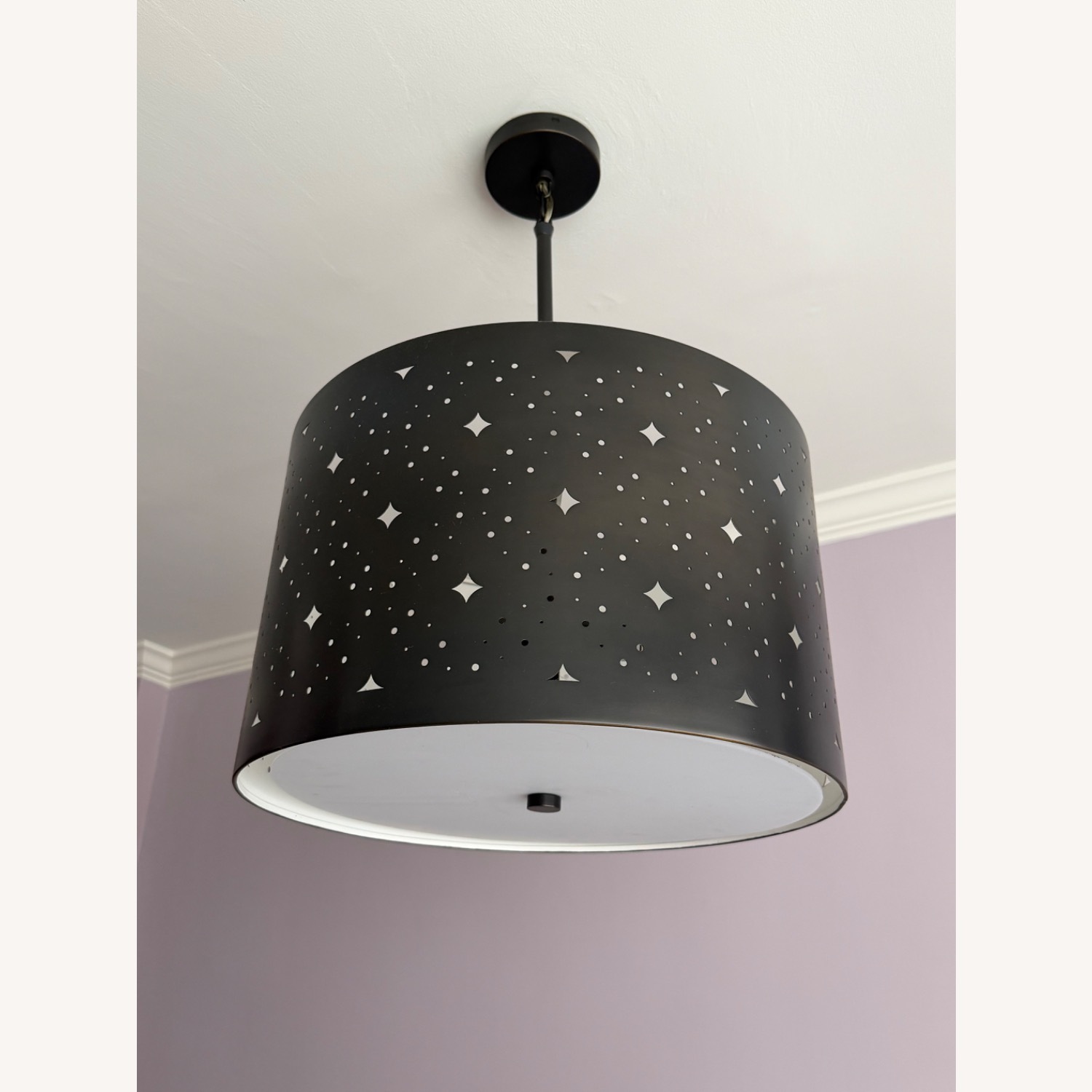 Black Metal Ceiling Lamp - image-1