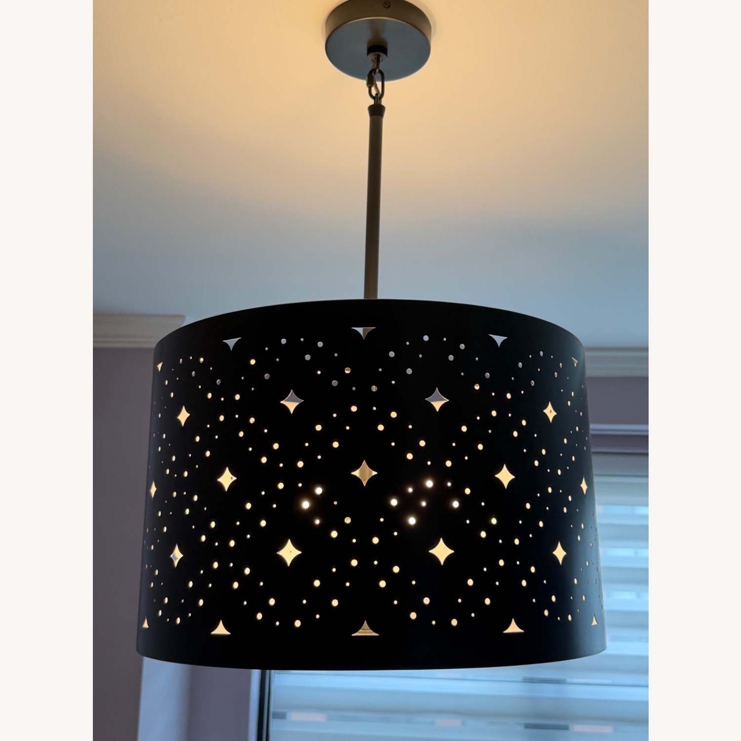 Black Metal Ceiling Lamp - image-5
