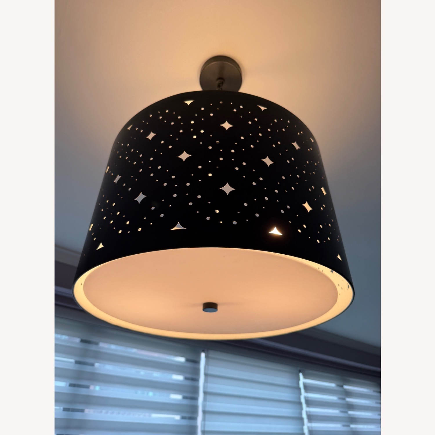 Black Metal Ceiling Lamp - image-6
