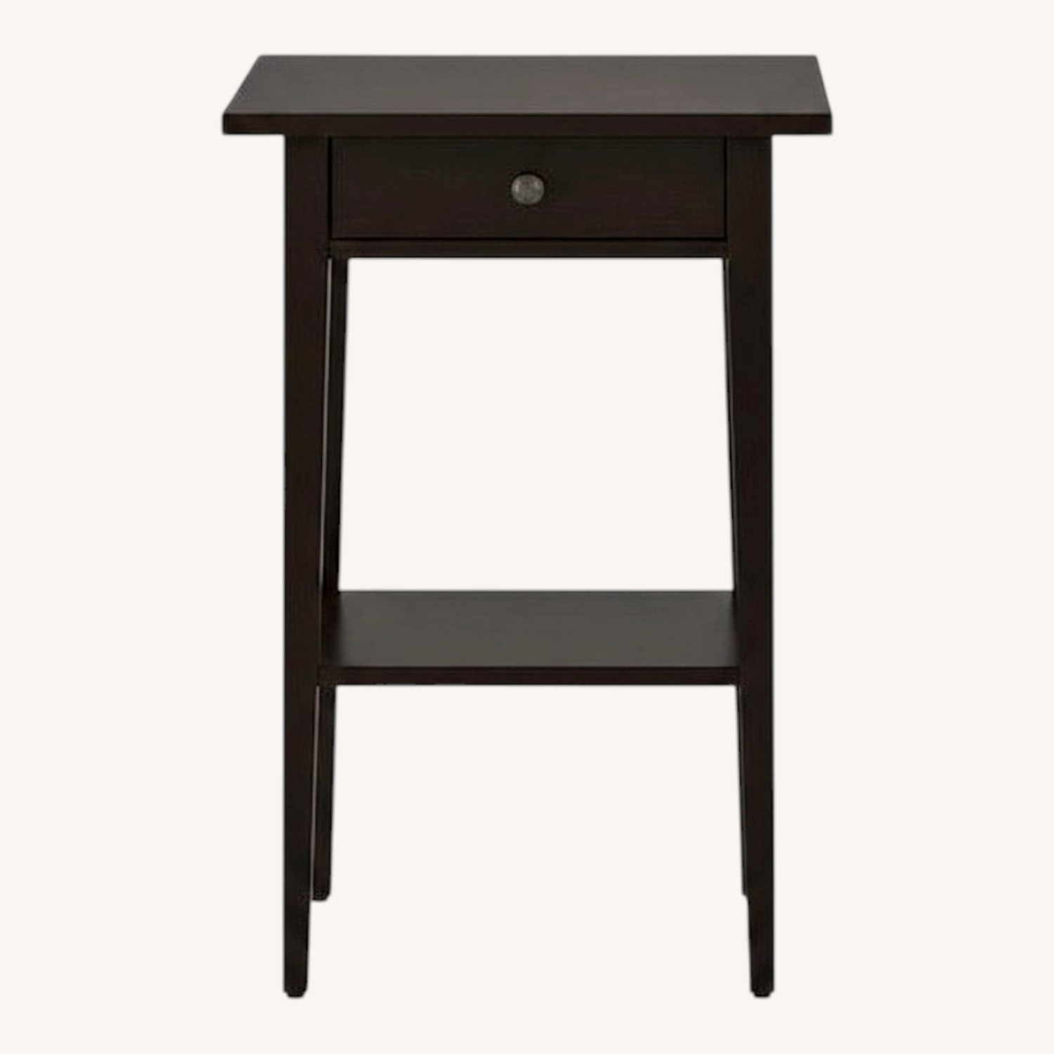 IKEA HEMNES Black Wood Side Table - image-0