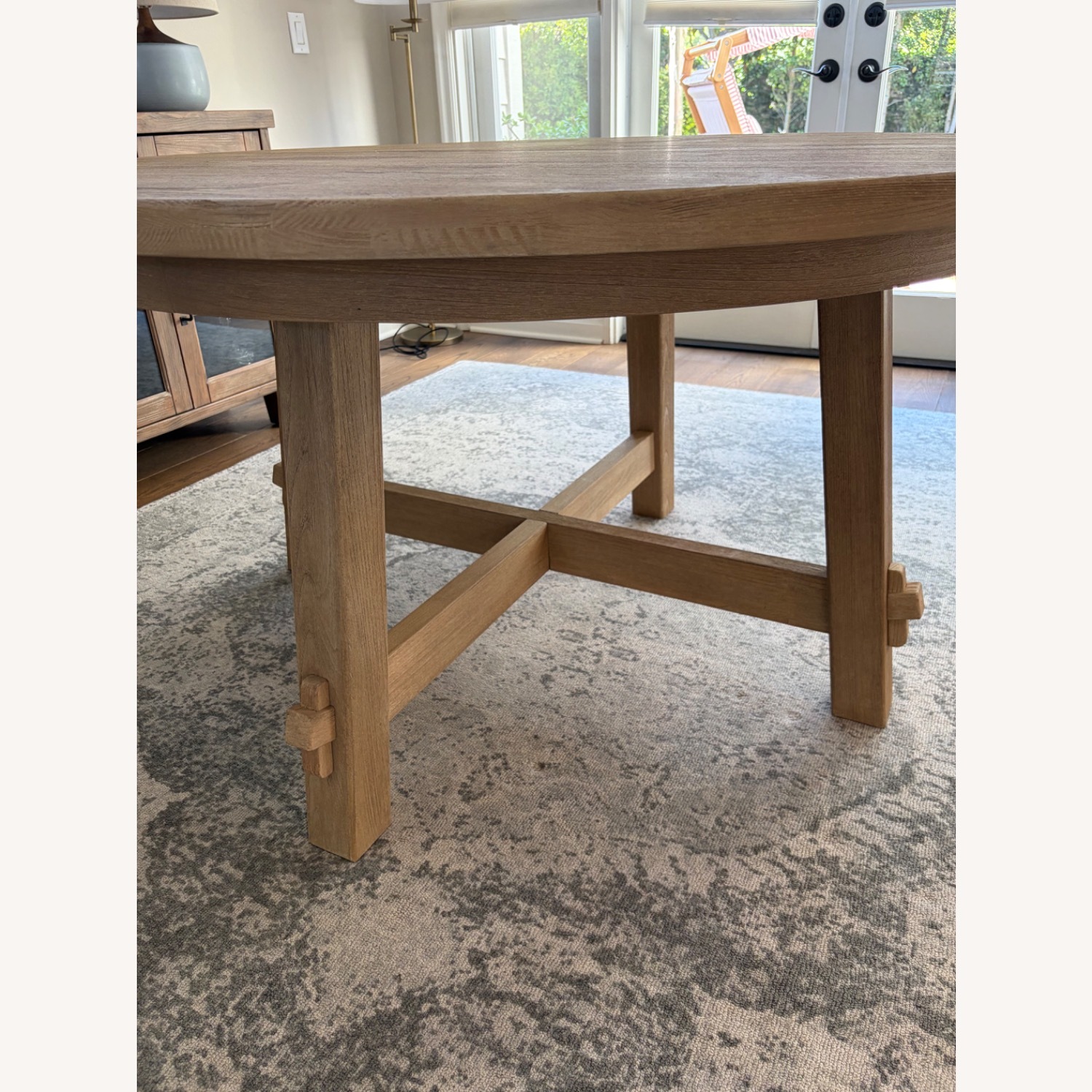Pottery Barn Toscana Round Extendable Dining Table - image-3