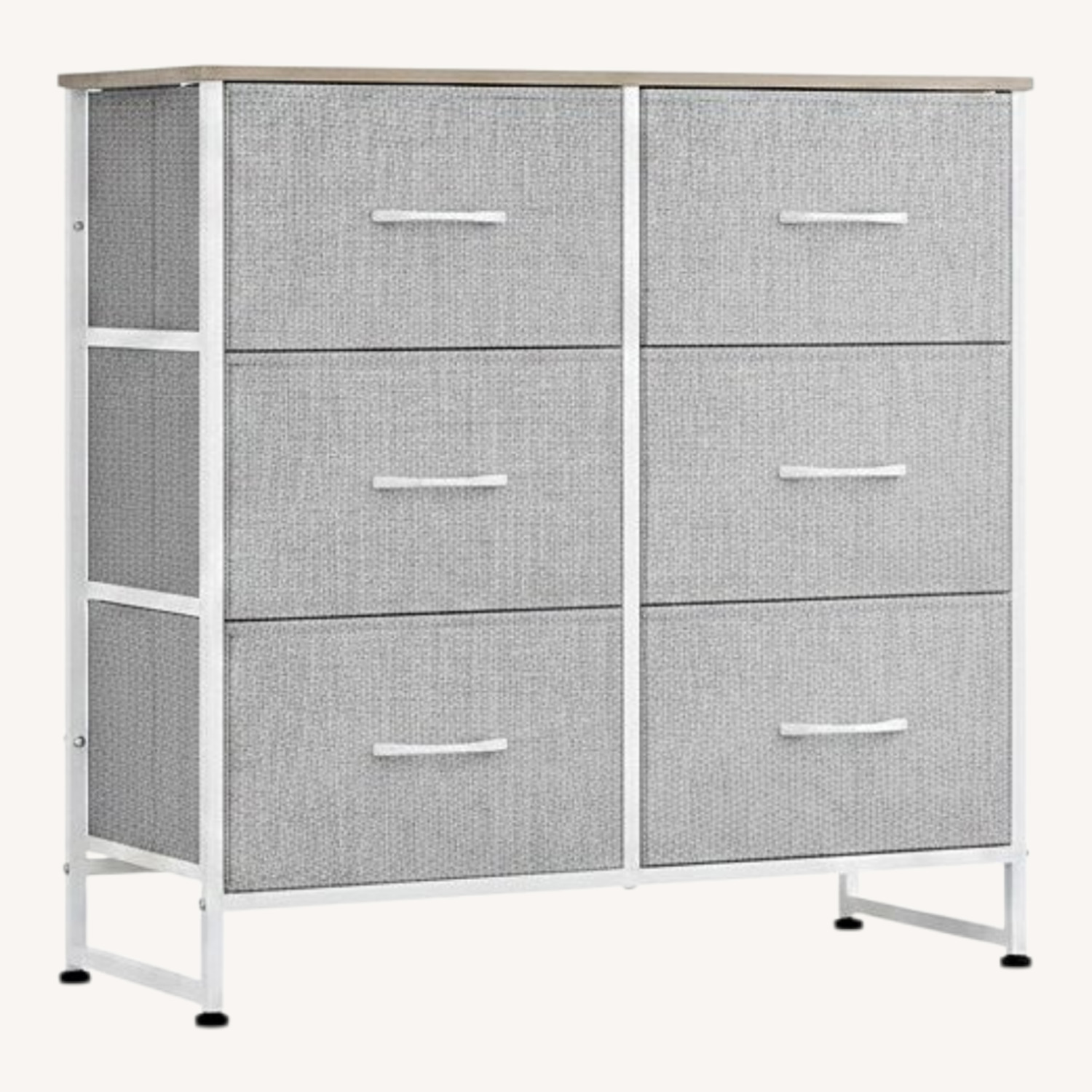 Fabric 6 Drawer Dresser - image-0