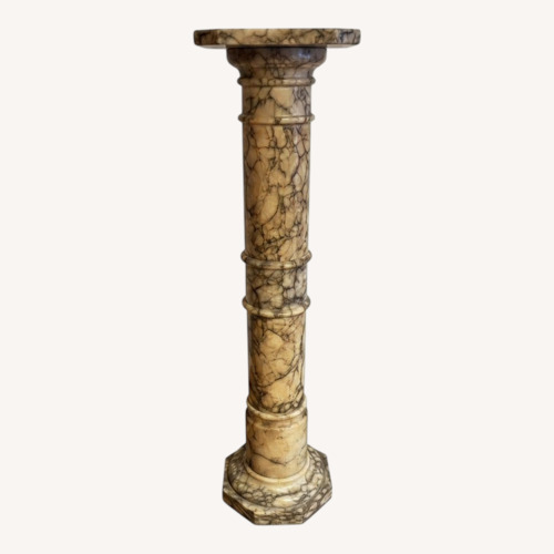 Used Marble Pedestal for sale on AptDeco