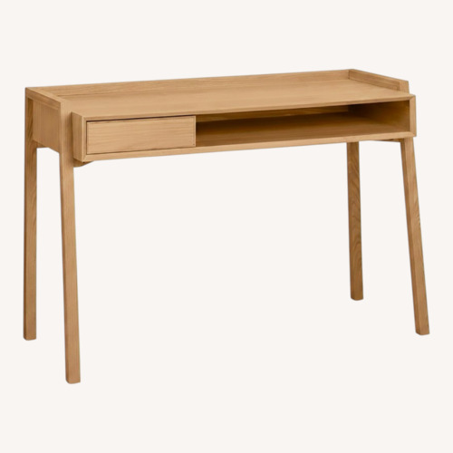 Used Article Light Brown Wood Desk for sale on AptDeco