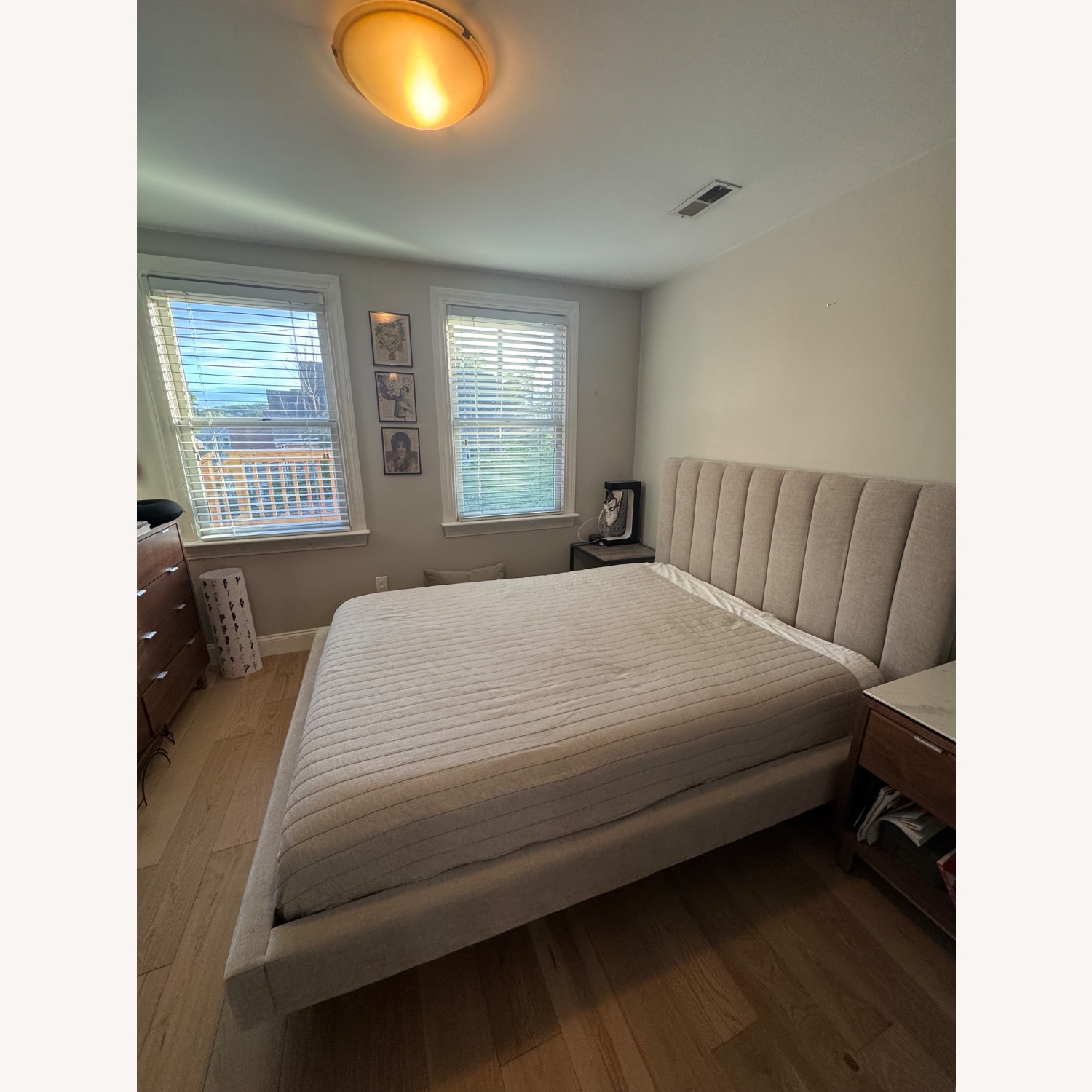 Room & Board Mori Fabric Queen Bed in Oatmeal - image-3