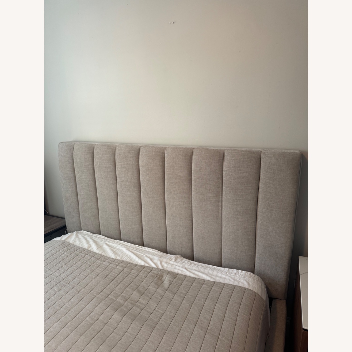 Room & Board Mori Fabric Queen Bed in Oatmeal - image-5
