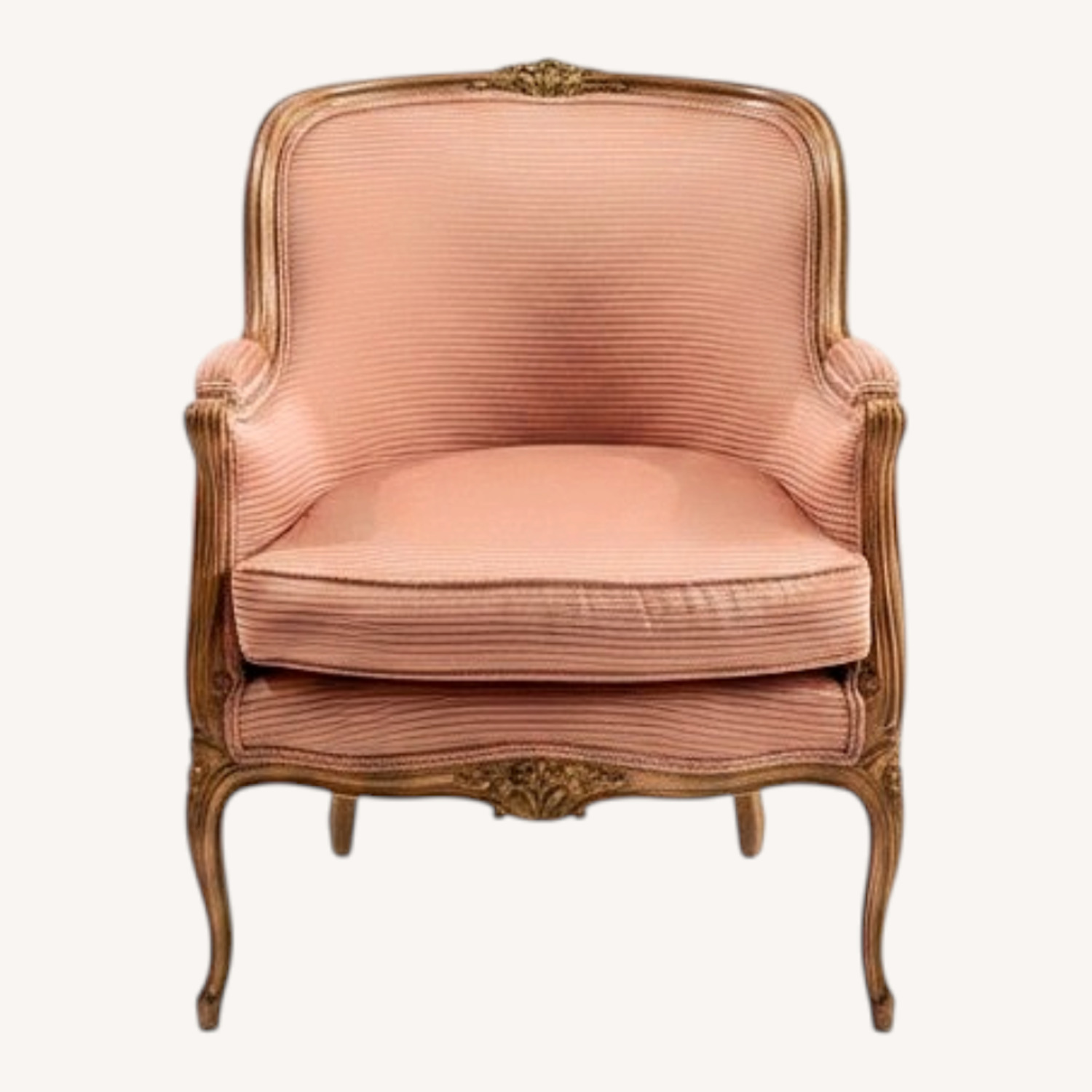 French Provincial Louis XV Bergère Armchairs - image-0
