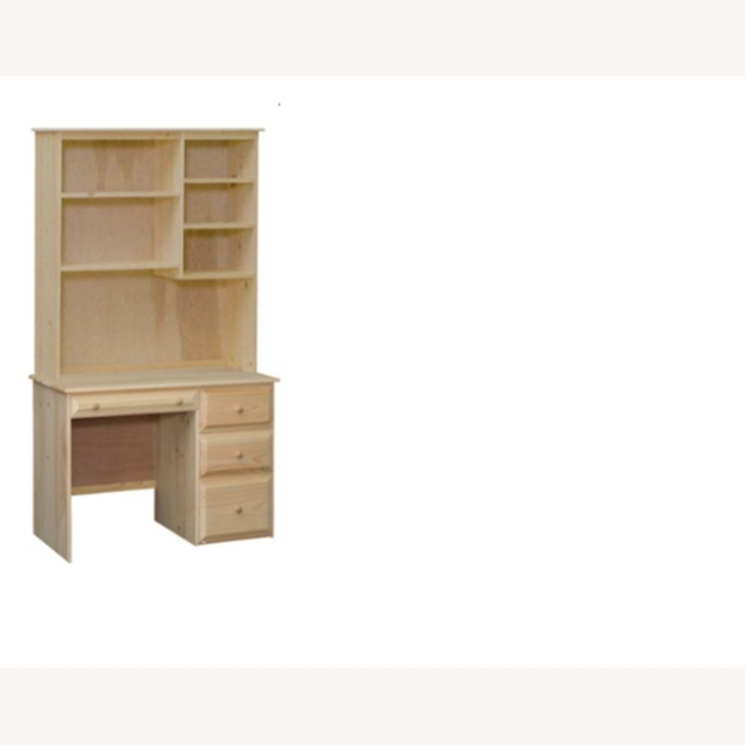 Gothic Cabinet Craft Natural Wood Desk - image-4