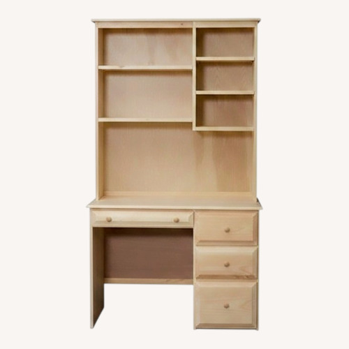 Used Gothic Cabinet Craft Natural Wood Desk for sale on AptDeco