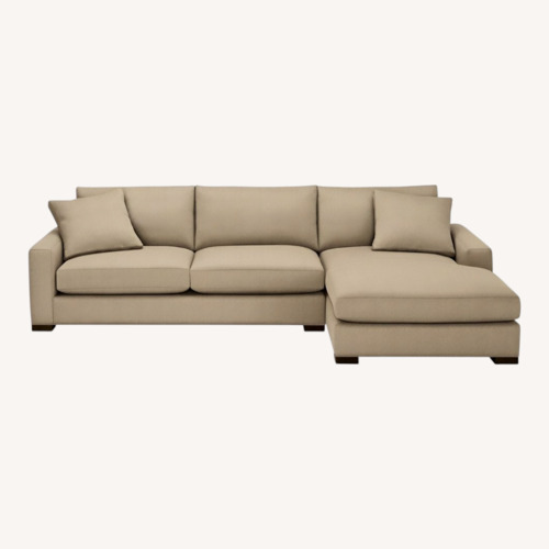 Used Room & Board Tatum Fabric Deep Sofa in Oatmeal for sale on AptDeco