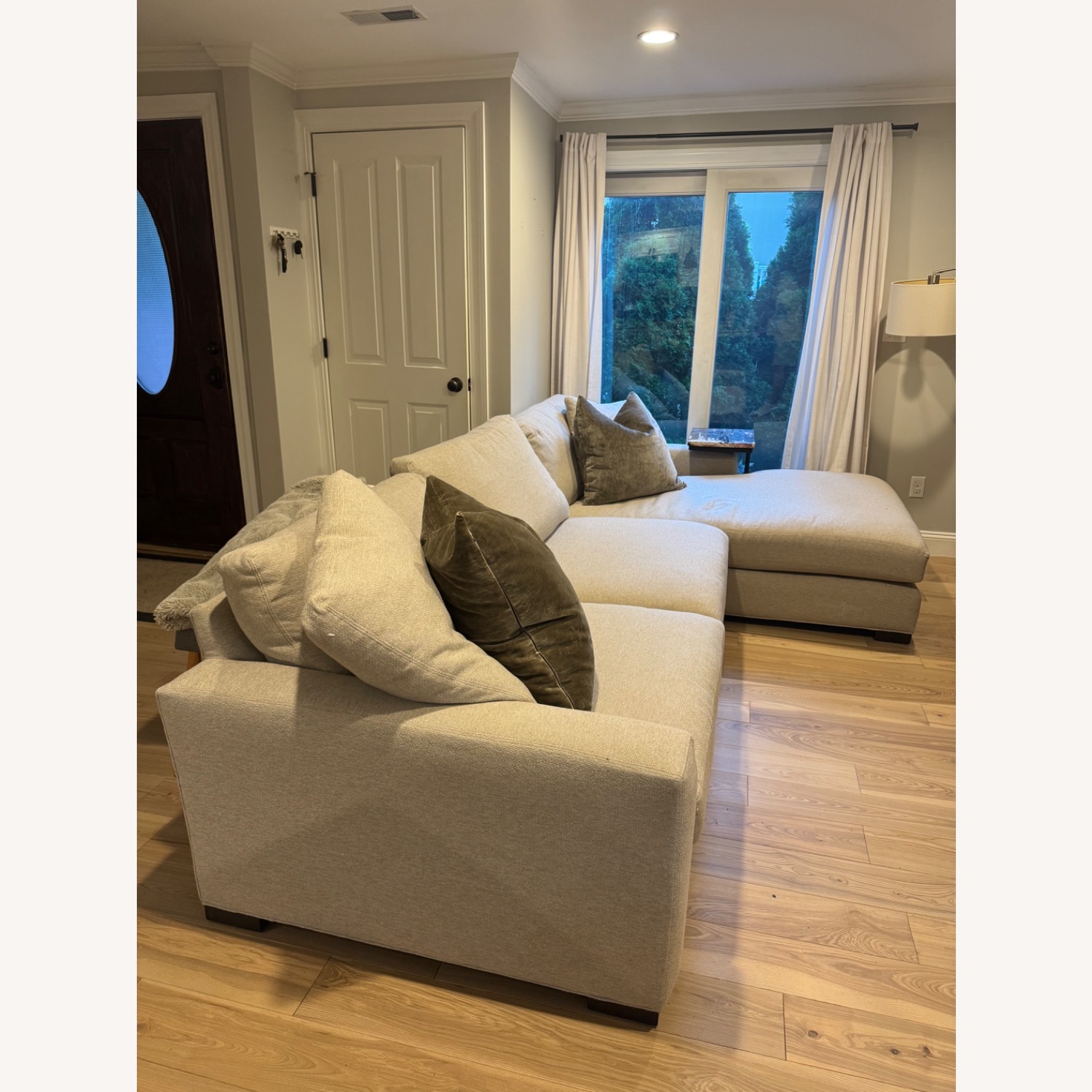 Room & Board Tatum Fabric Deep Sofa in Oatmeal - image-4