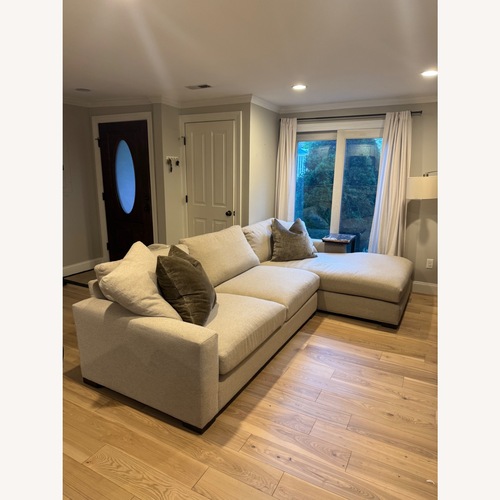 Used Room & Board Tatum Fabric Deep Sofa in Oatmeal for sale on AptDeco