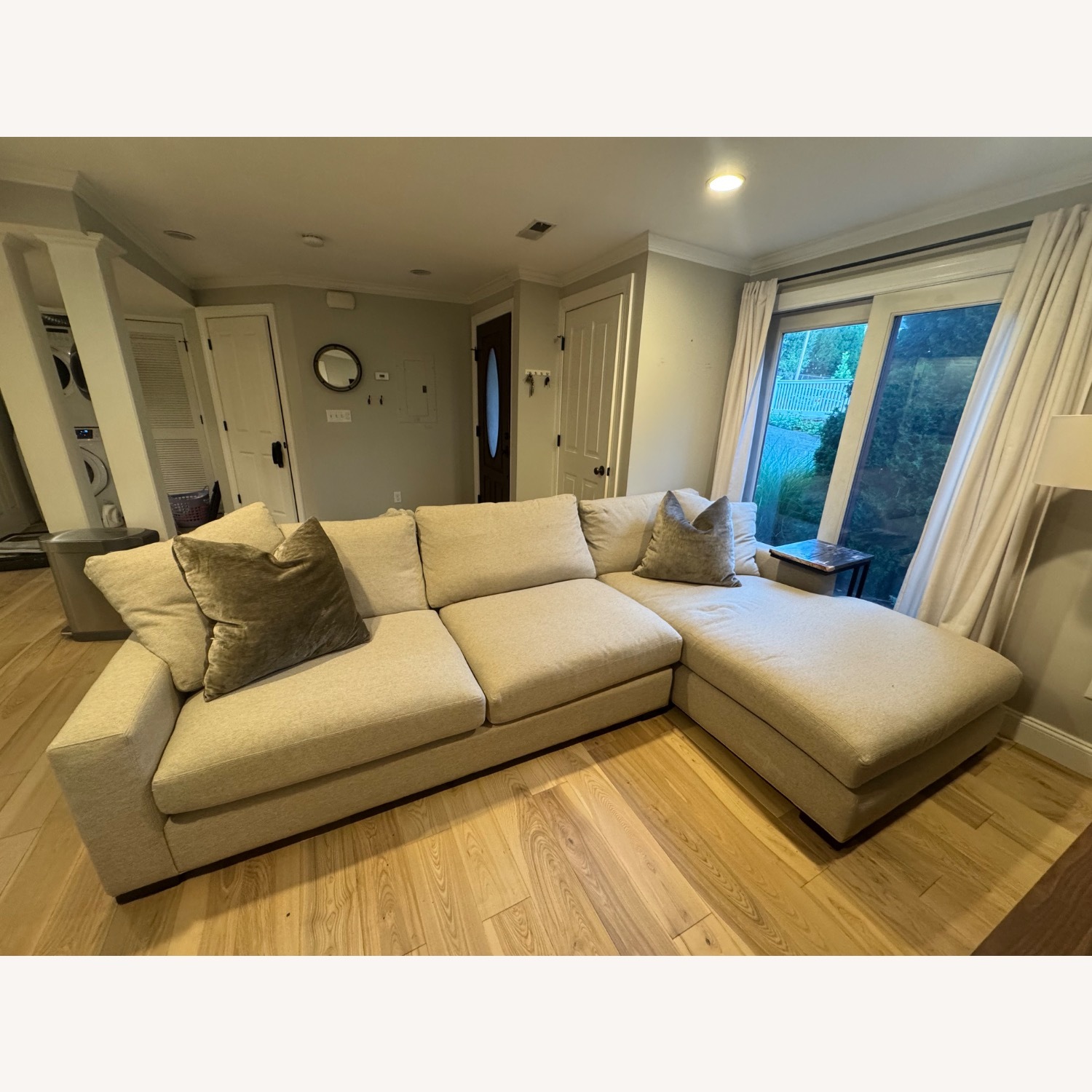 Room & Board Tatum Fabric Deep Sofa in Oatmeal - image-2