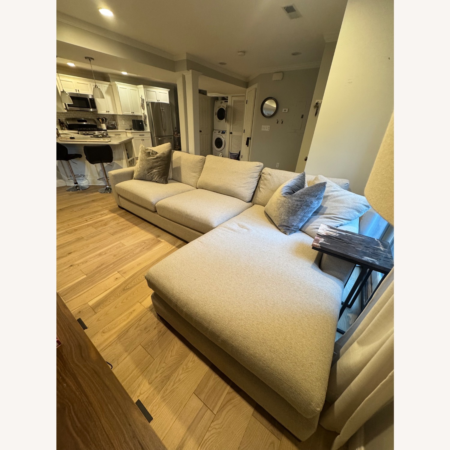 Room & Board Tatum Fabric Deep Sofa in Oatmeal - image-5