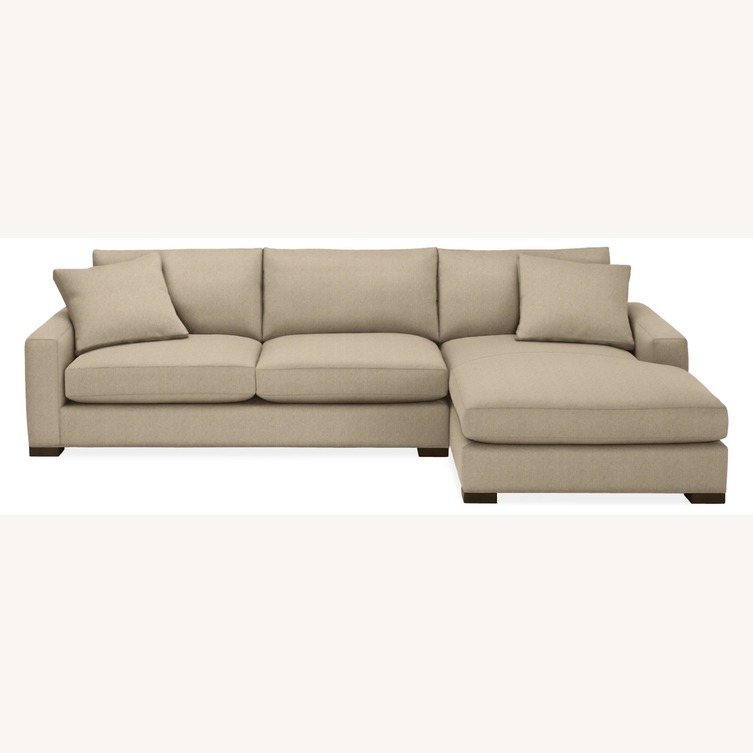 Room & Board Tatum Fabric Deep Sofa in Oatmeal - image-6